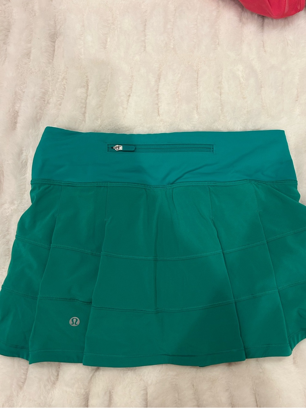 lululemon athletica Teal Circle Skirt with Zip Pocket
